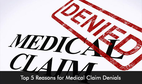 Top 5 Reasons for Medical Claim Denials