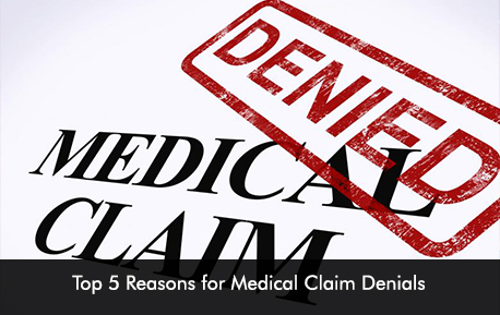 Top 5 Reasons for Medical Claim Denials