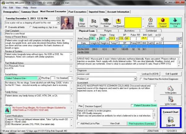 Amazing Charts EHR Software EHR and Practice Management Software