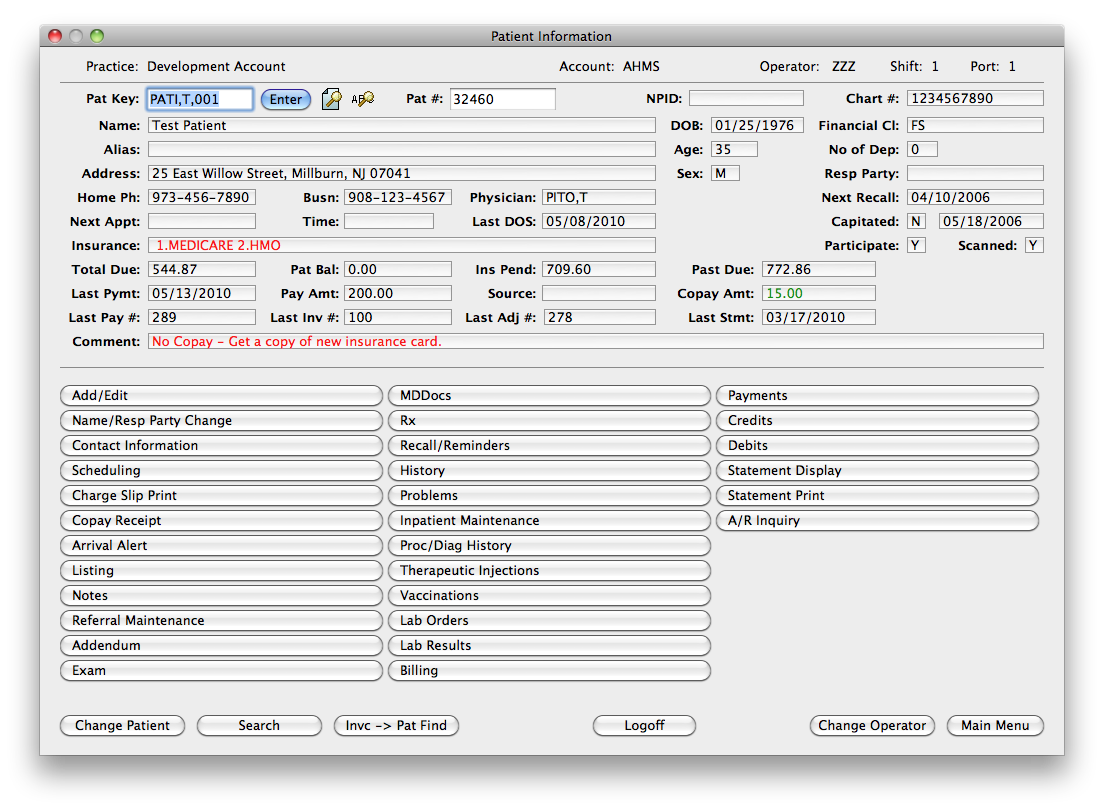 Advanced Health Management Systems (AHMS) EHR and Practice Management Software