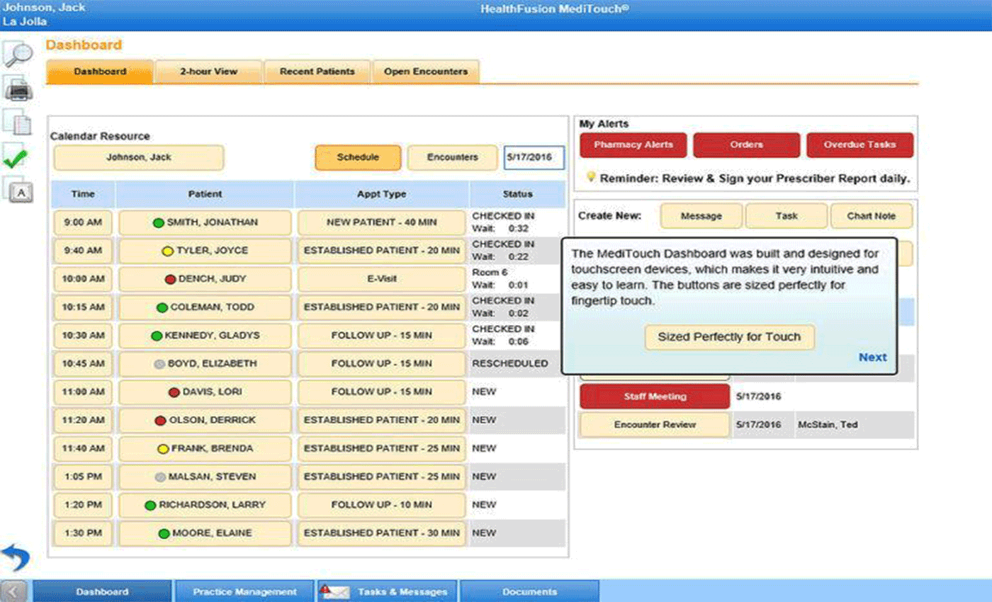 MediTouch EHR Software EHR and Practice Management Software