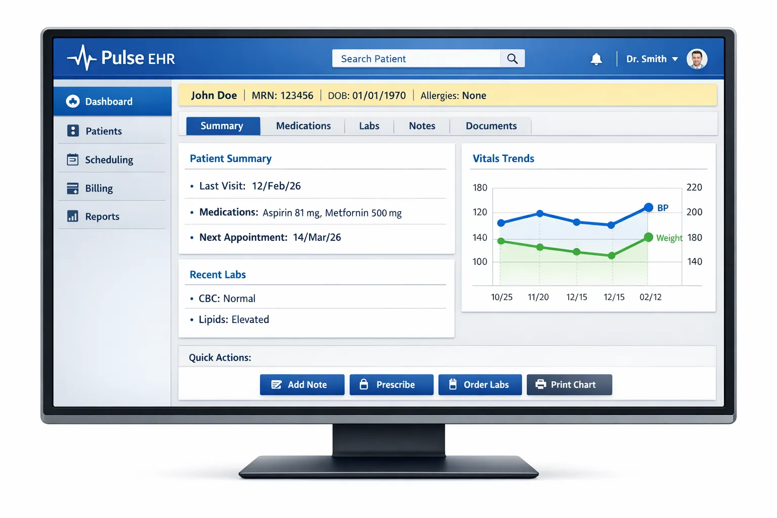 Pulse EHR Software EHR and Practice Management Software