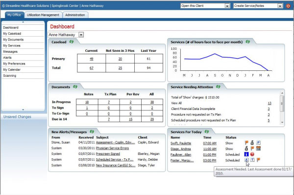 SmartCare EHR Software By Streamline EHR and Practice Management Software