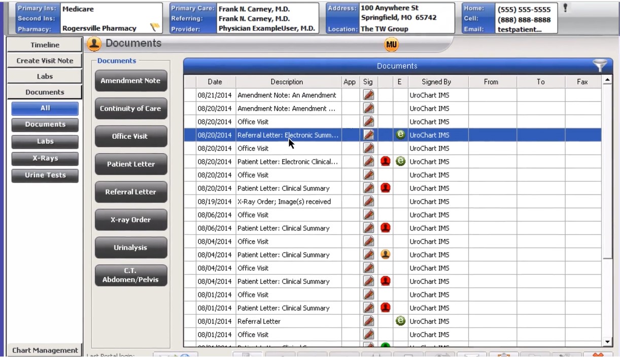 UroChart EHR Software By IntrinsiQ EHR and Practice Management Software