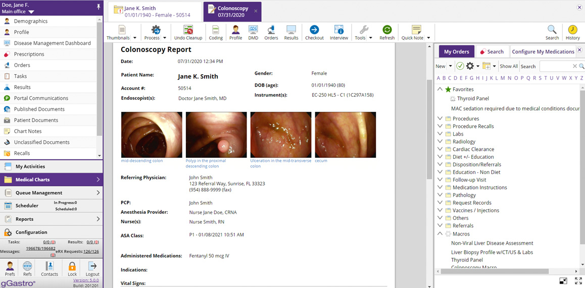gGastro EHR & Endoscopy Report Writer Software EHR and Practice Management Software