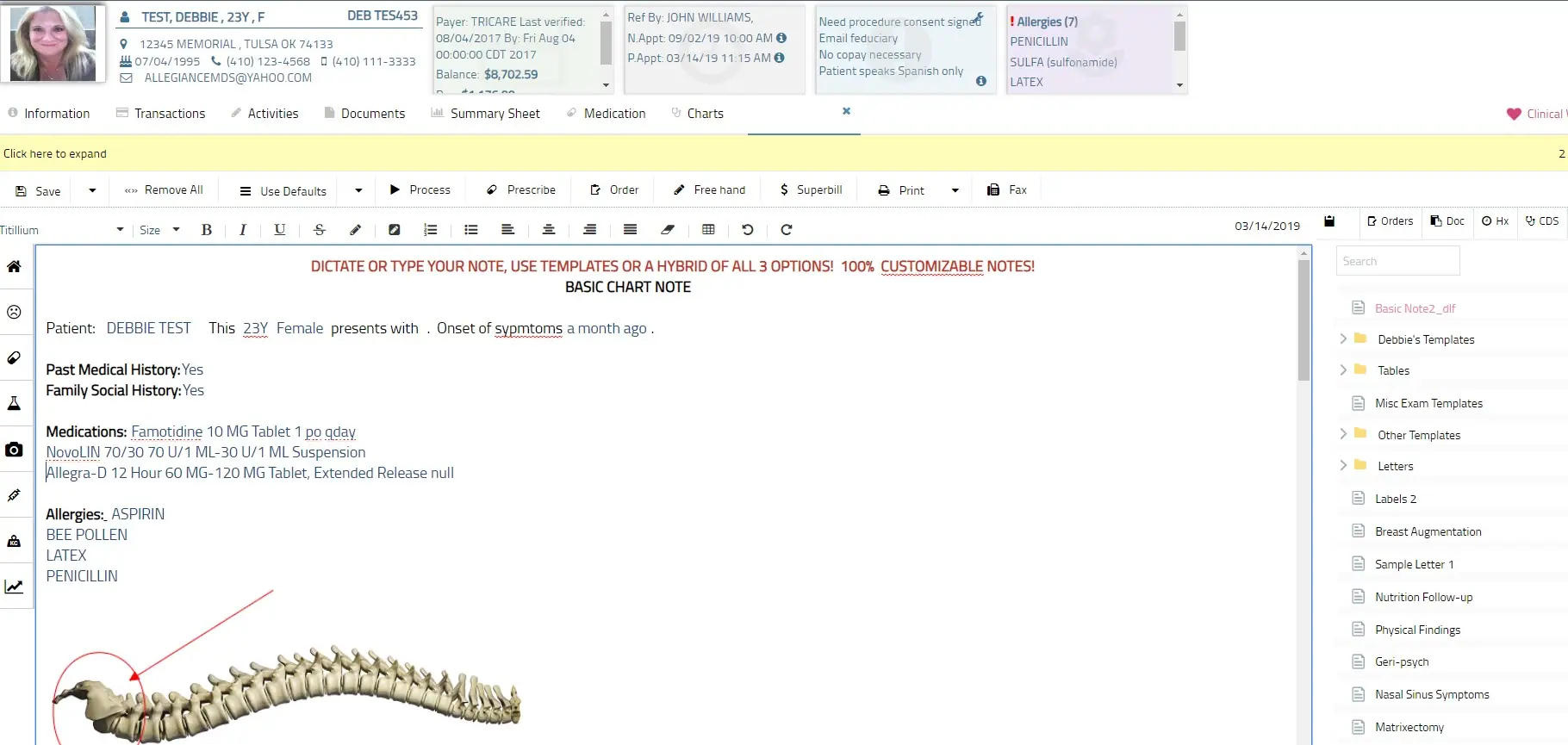AllegianceMD EHR Software EHR and Practice Management Software