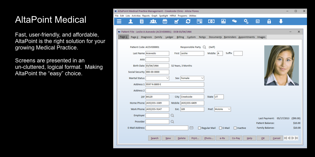 AltaPoint EHR Software EHR and Practice Management Software