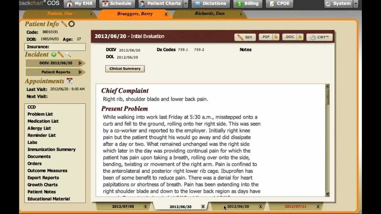 BackChart EHR Software EHR and Practice Management Software