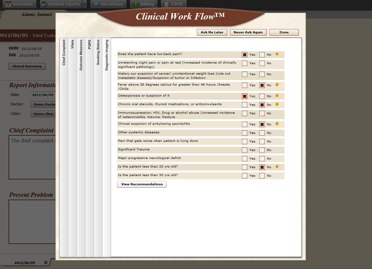 BackChart EHR Software EHR and Practice Management Software