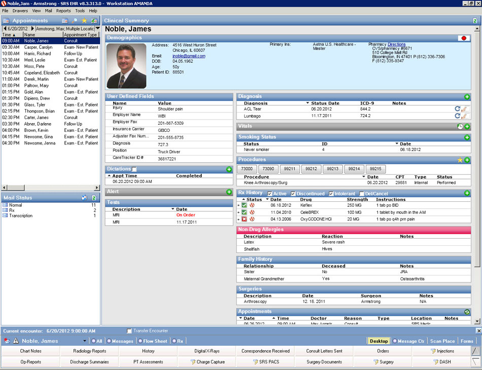 SRSsoft EHR Software EHR and Practice Management Software