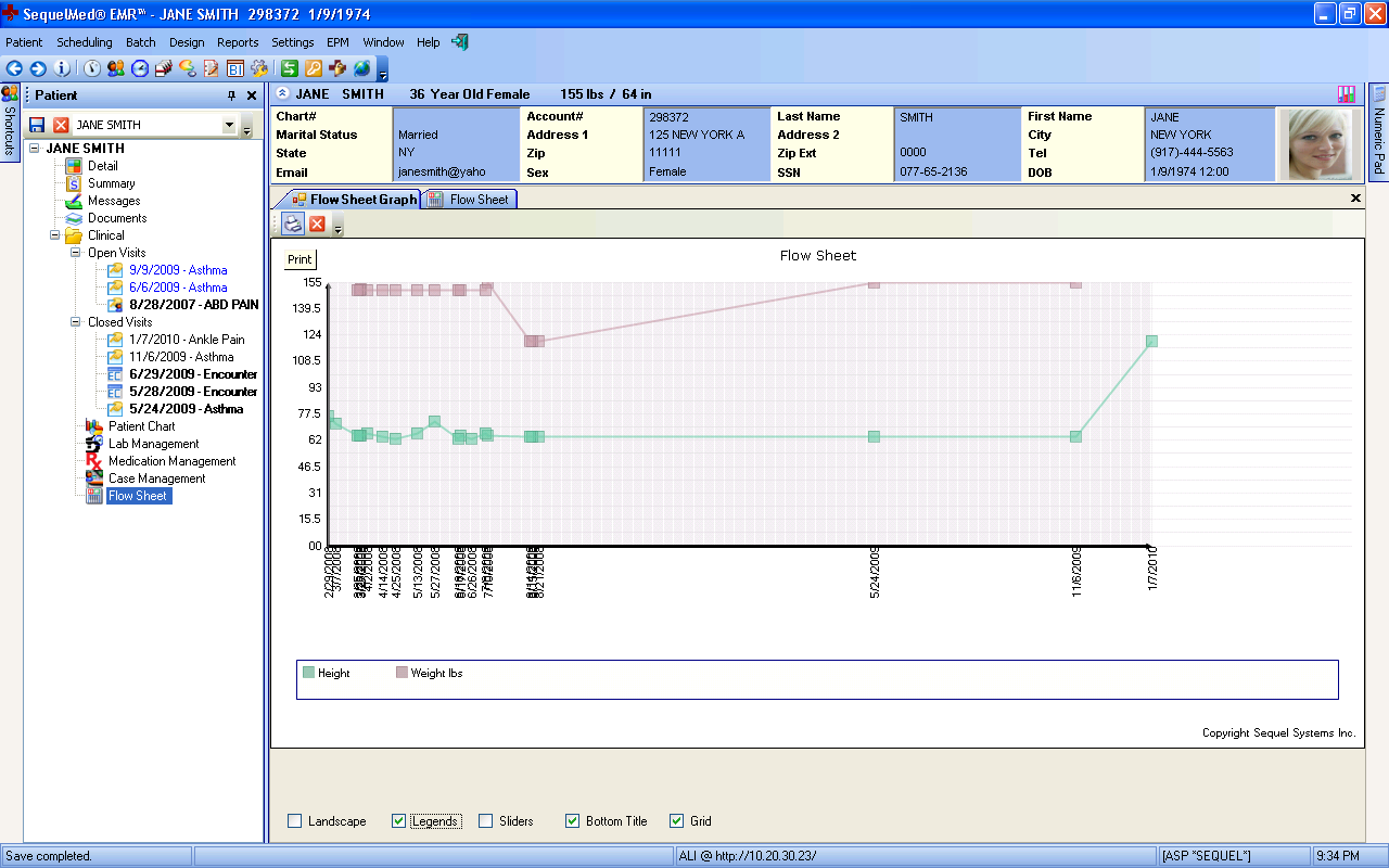 SequelMed EHR Software EHR and Practice Management Software