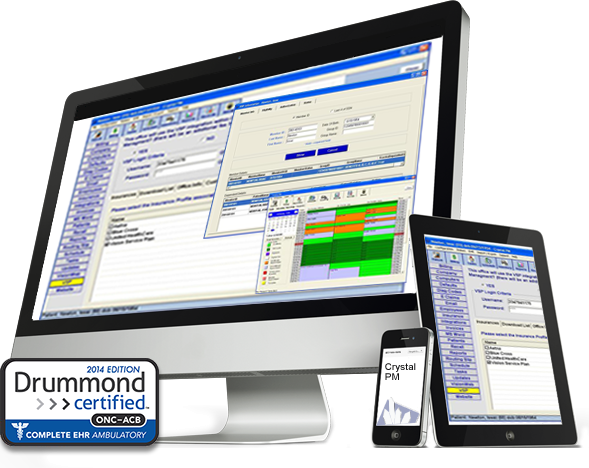 Crystal Practice Management (PM) Software EHR and Practice Management Software