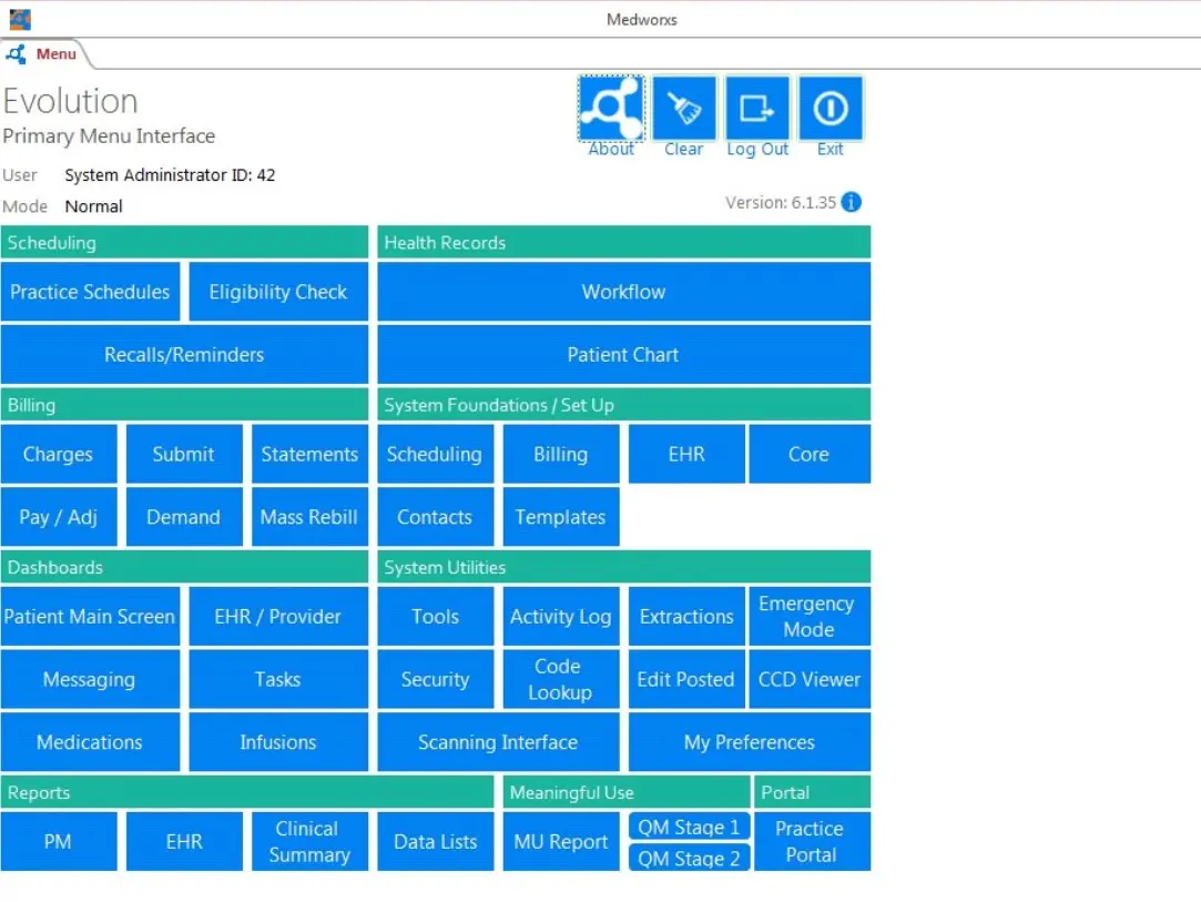 MedWorxs Evolution EHR Software EHR and Practice Management Software