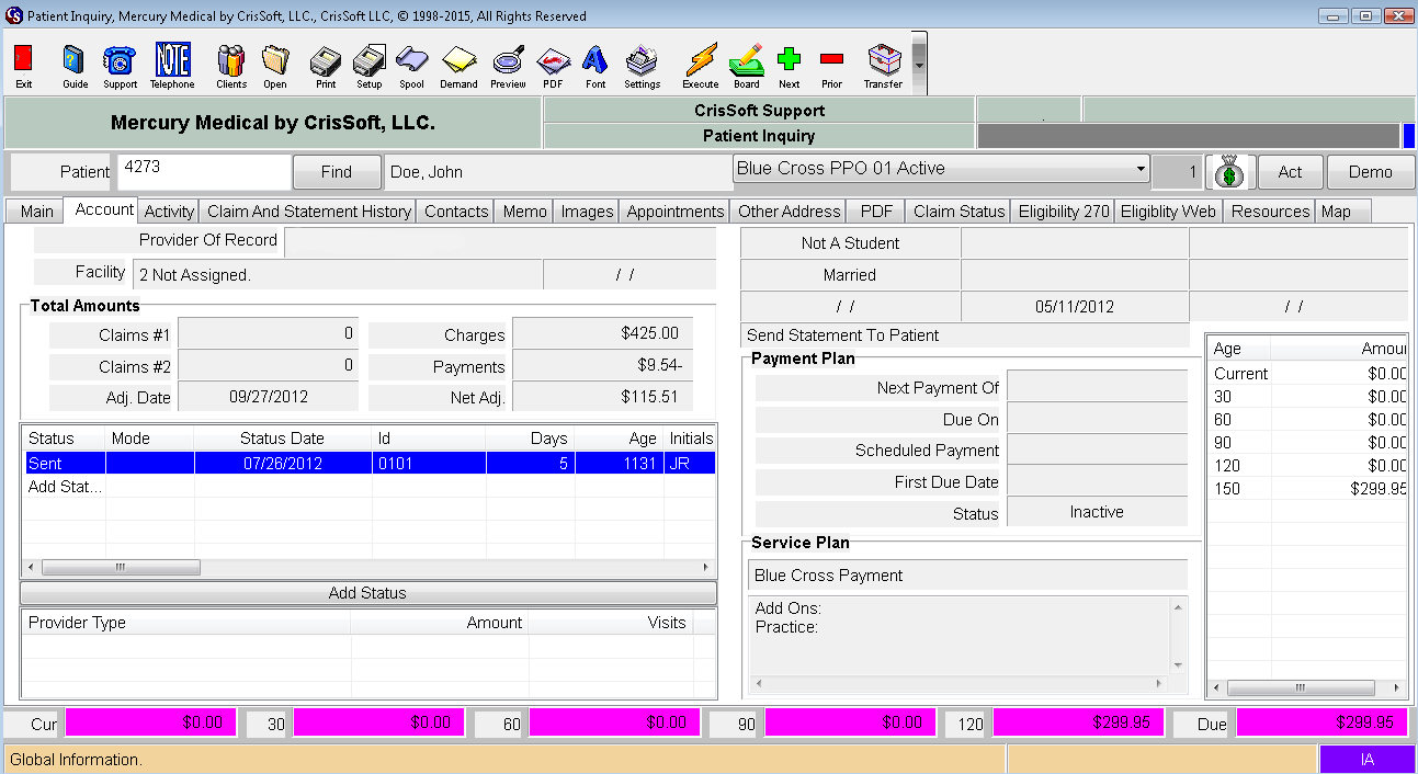 Mercury Medical EHR Software EHR and Practice Management Software