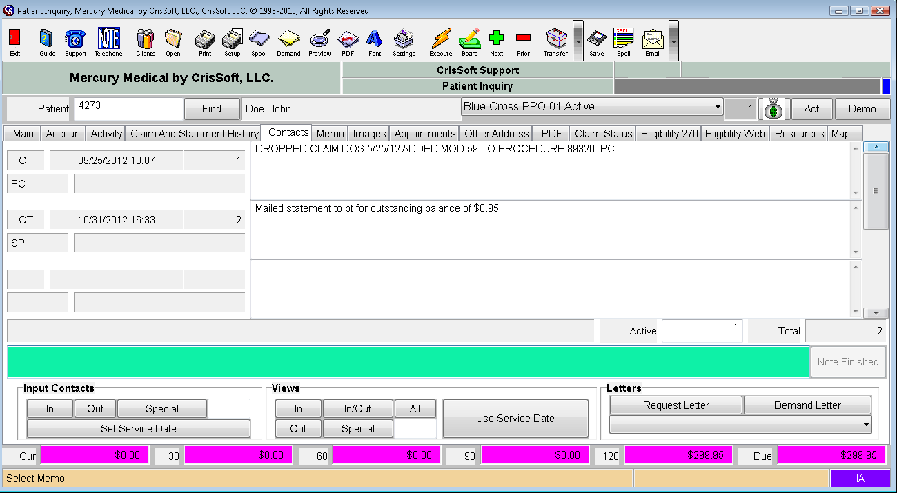 Mercury Medical EHR Software EHR and Practice Management Software