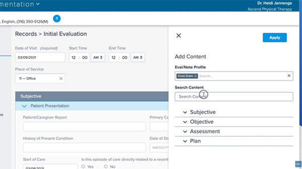 WebPT Physical Therapy Software EHR and Practice Management Software