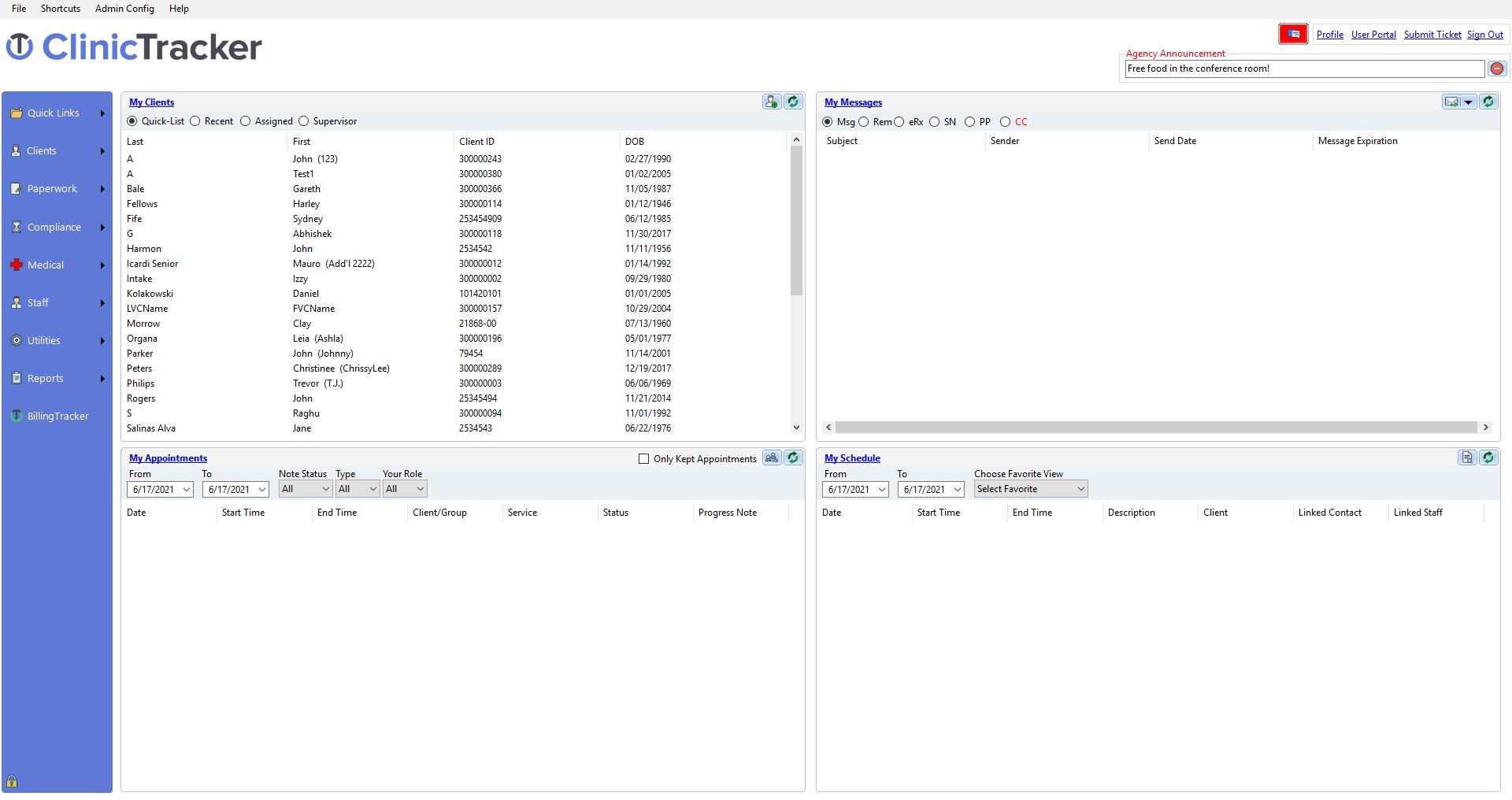 ClinicTracker Connect EHR Software EHR and Practice Management Software