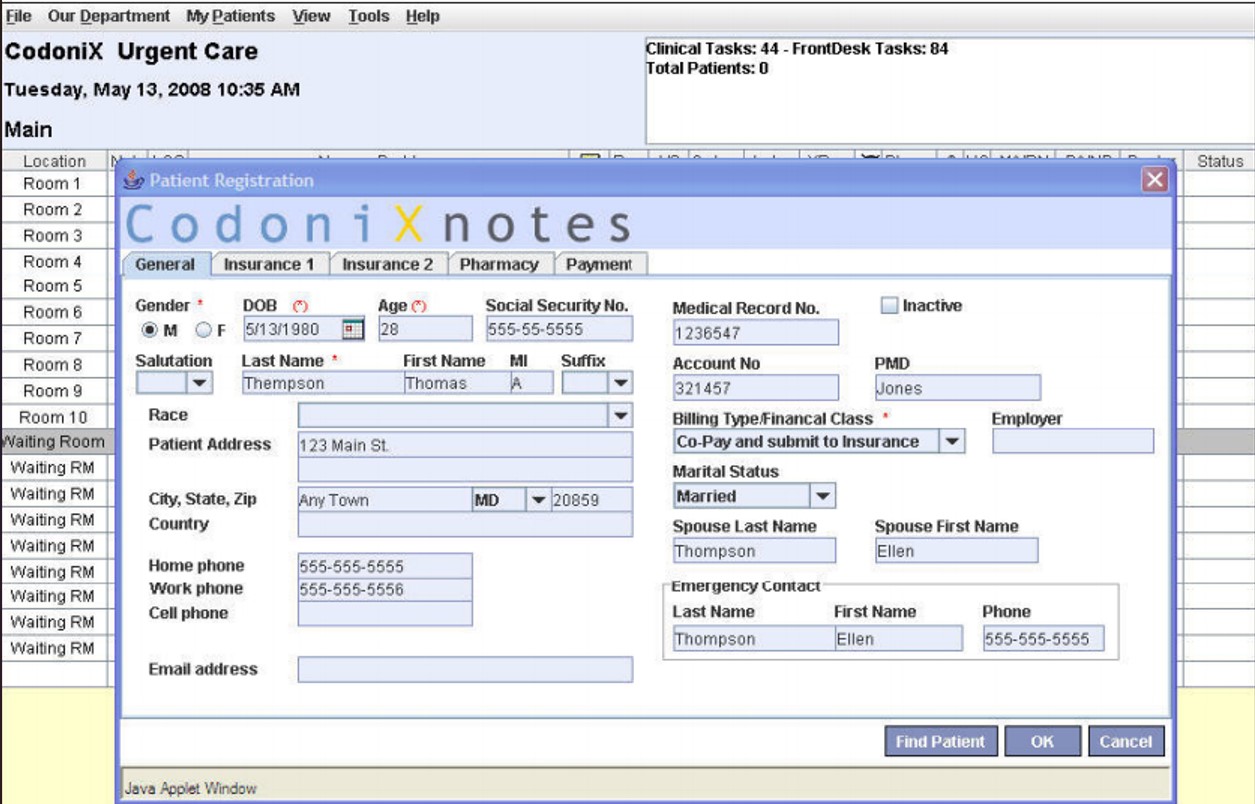 CodoniXnotes EMR Software EHR and Practice Management Software