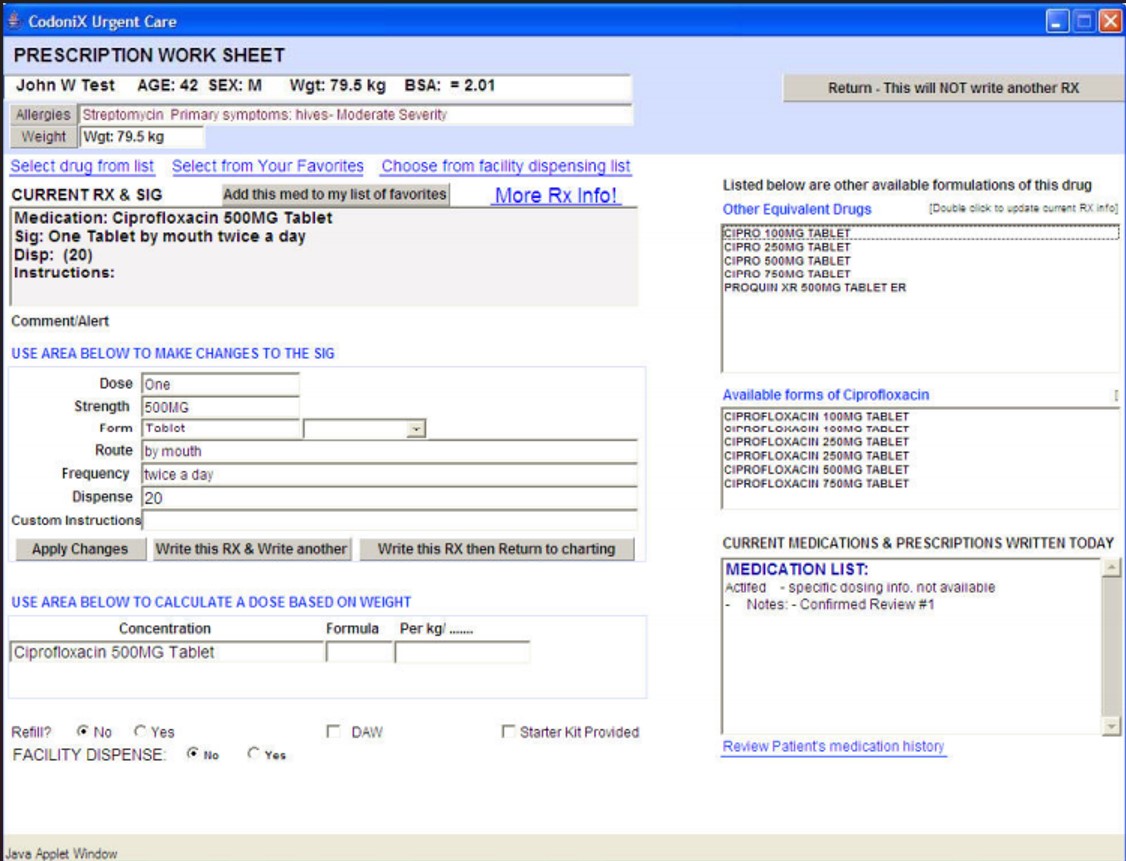 CodoniXnotes EMR Software EHR and Practice Management Software