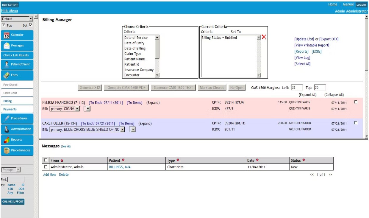 Encounter Works EHR Software EHR and Practice Management Software