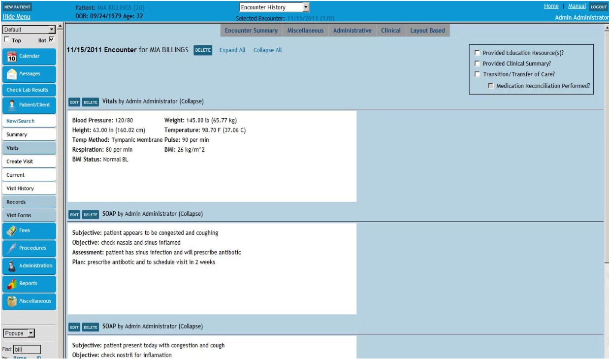 Encounter Works EHR Software EHR and Practice Management Software