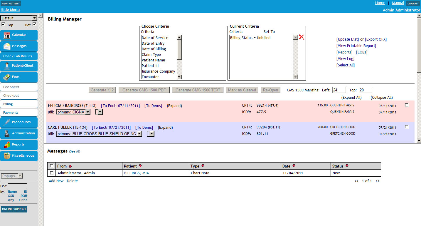 Encounter Works EHR Software EHR and Practice Management Software