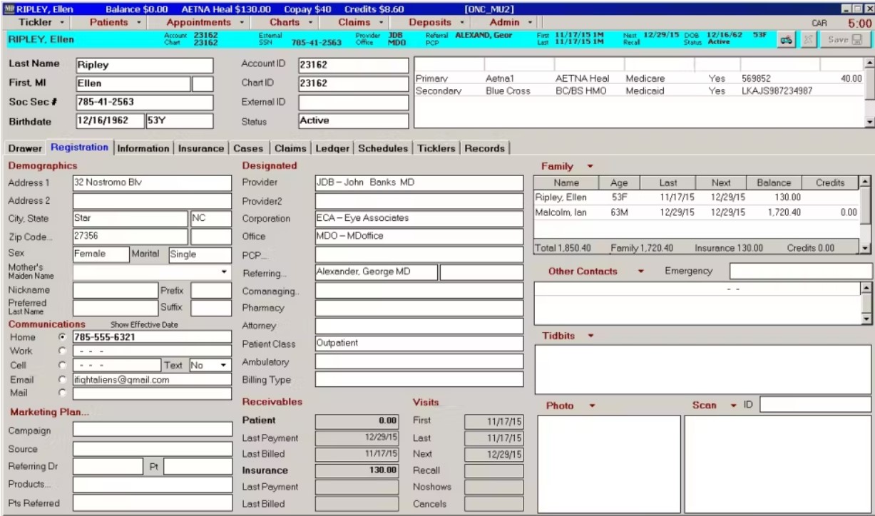 MDoffice EMR Software EHR and Practice Management Software