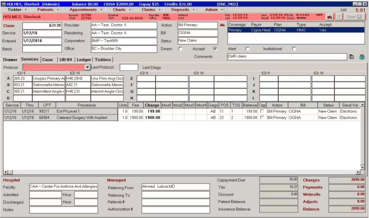 MDoffice EMR Software EHR and Practice Management Software