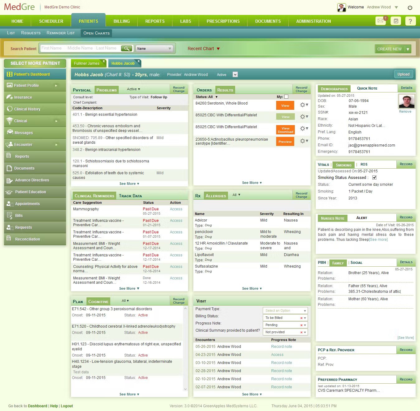 Medgre EHR Software EHR and Practice Management Software