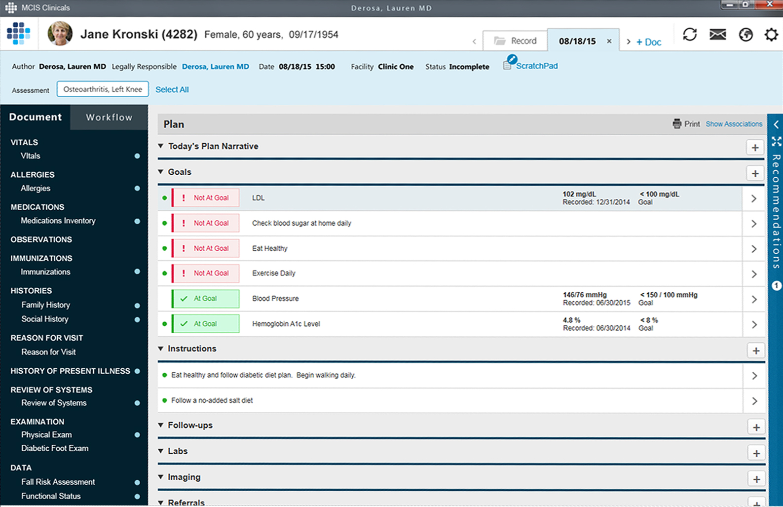 MCIS Clinicals™ EMR Software EHR and Practice Management Software