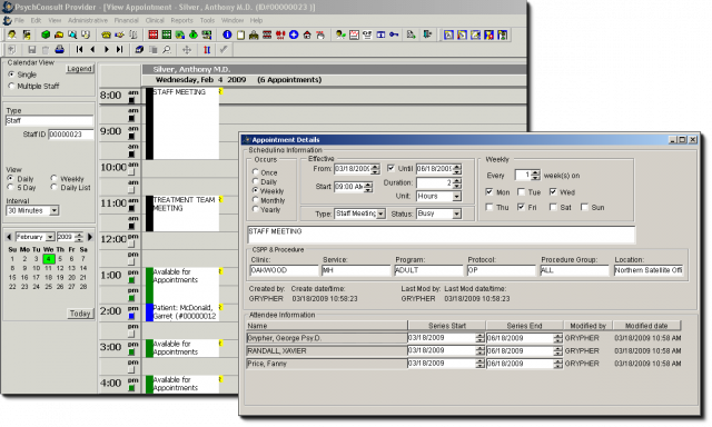 PsychConsult Provider Software EHR and Practice Management Software