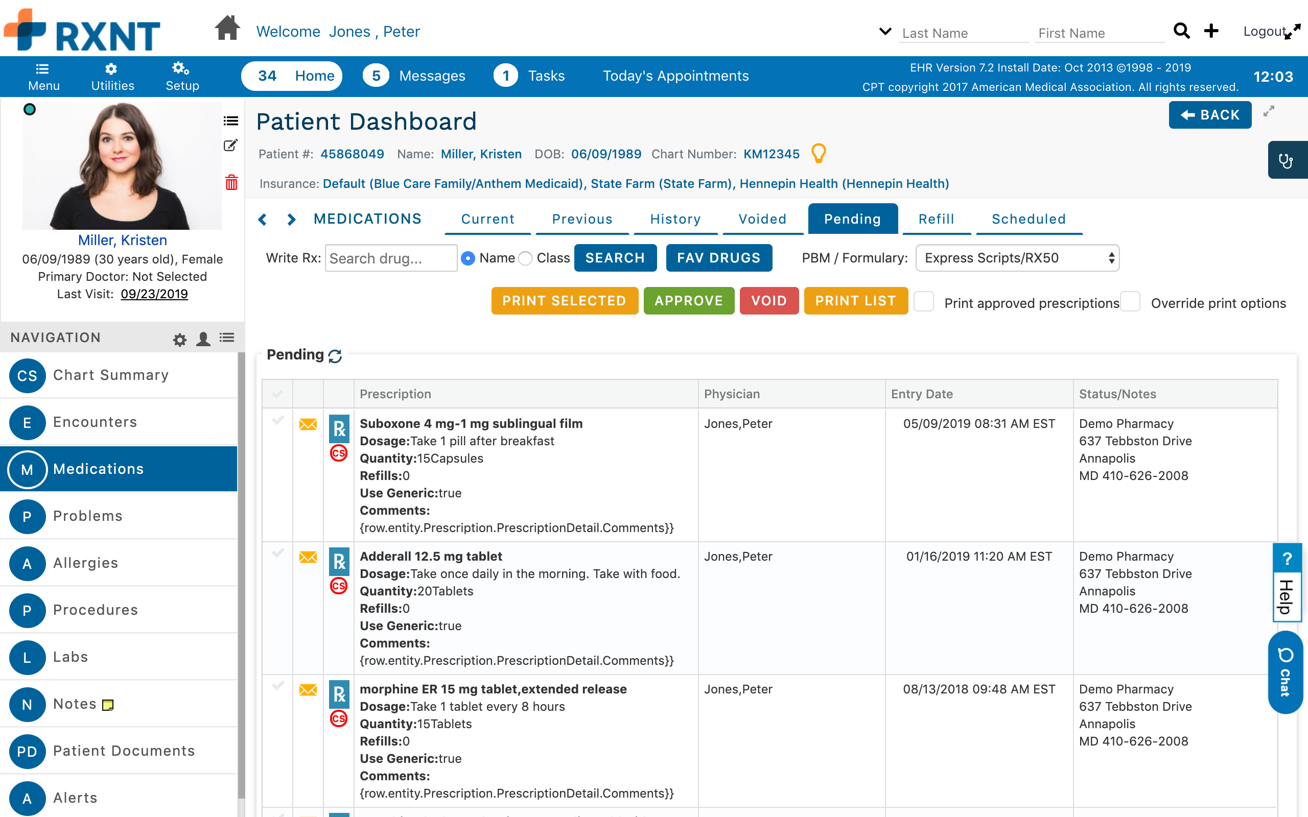 RXNT EHR Software EHR and Practice Management Software