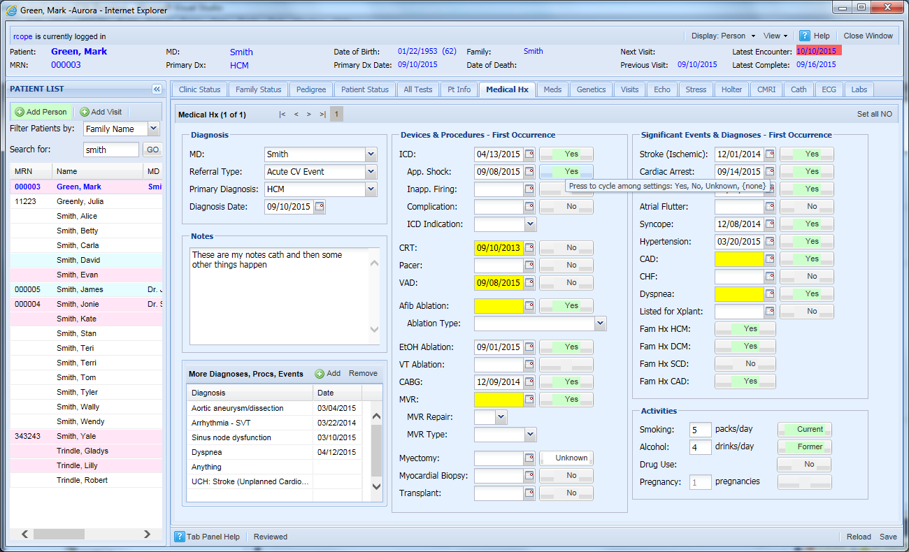 Aurora Clinical EMR Software EHR and Practice Management Software