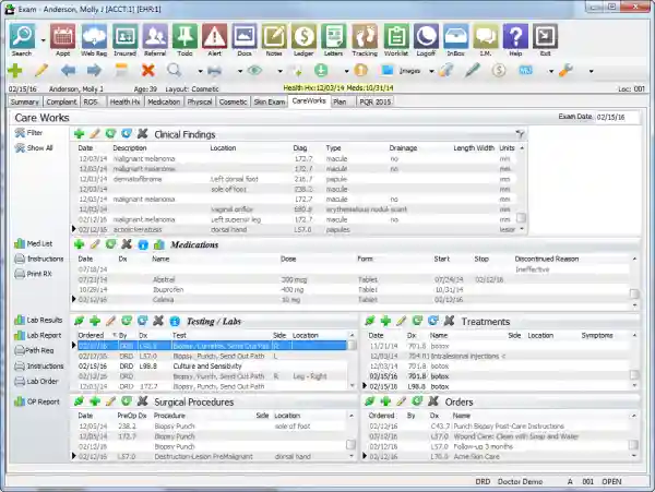 Compulink Dermatology Advantage EHR Software EHR and Practice Management Software