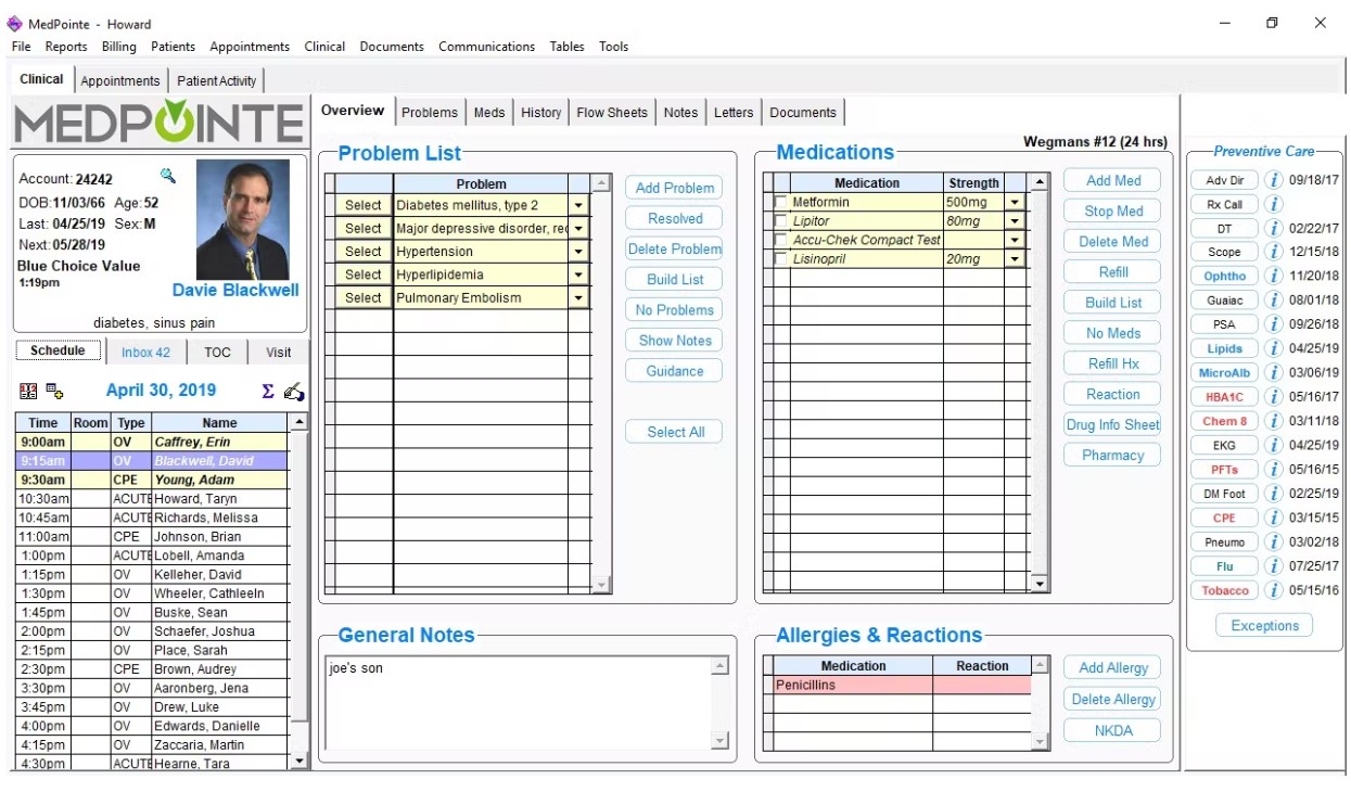 MedPointe EHR Software EHR and Practice Management Software