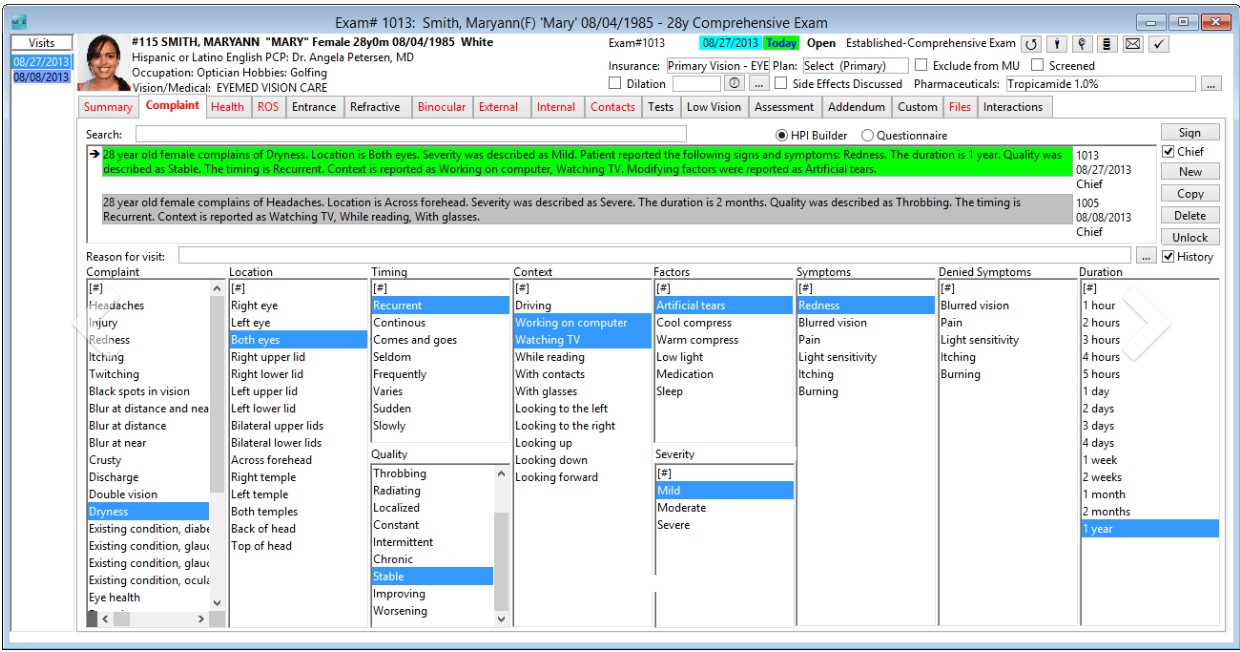 My Vision Express EHR Software EHR and Practice Management Software