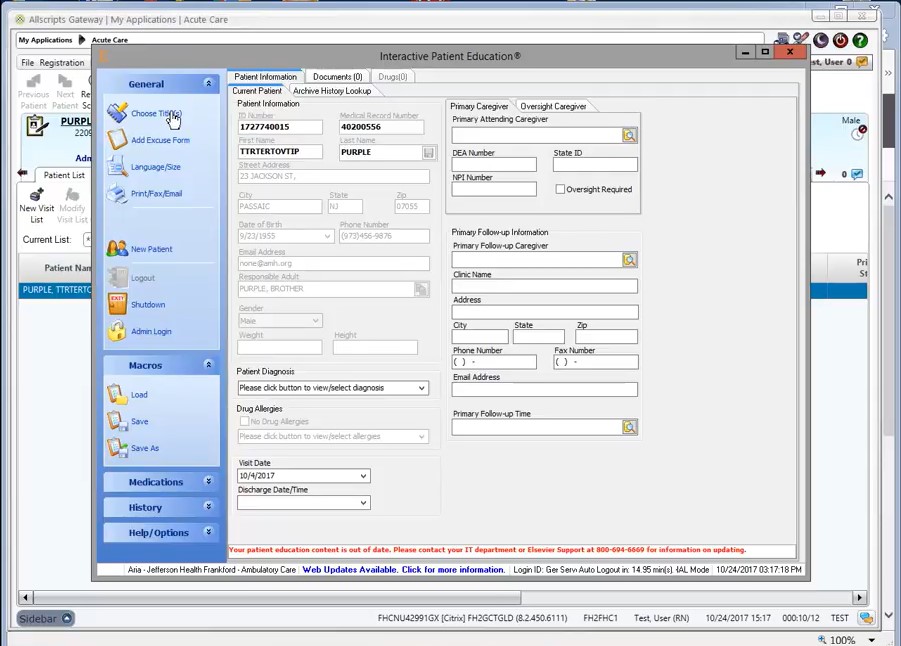 Sunrise Ambulatory Care Software by Allscripts EHR and Practice Management Software