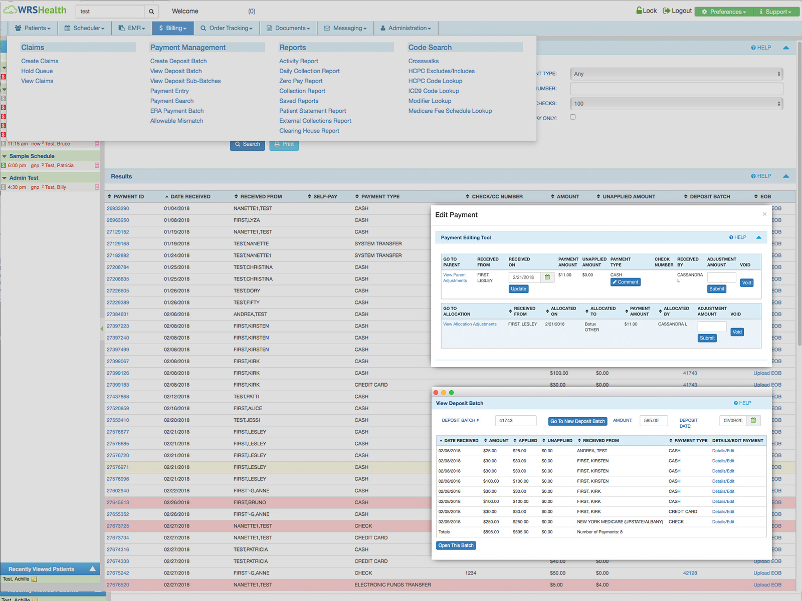 WRS Health EHR Software EHR and Practice Management Software