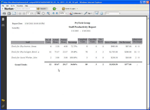 Epitomax EHR/PM Software by PsyTech Solutions EHR and Practice Management Software