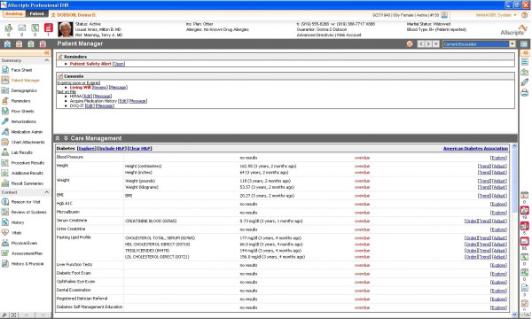 Allscripts Professional EHR Software EHR and Practice Management Software