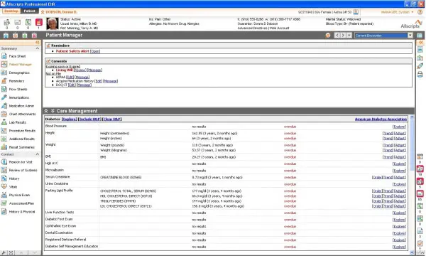 Allscripts Professional EHR Software EHR and Practice Management Software