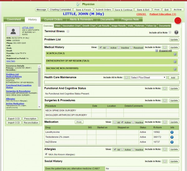 Med Prime EHR Software EHR and Practice Management Software