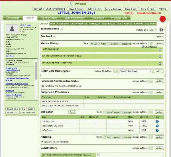 Med Prime EHR Software EHR and Practice Management Software