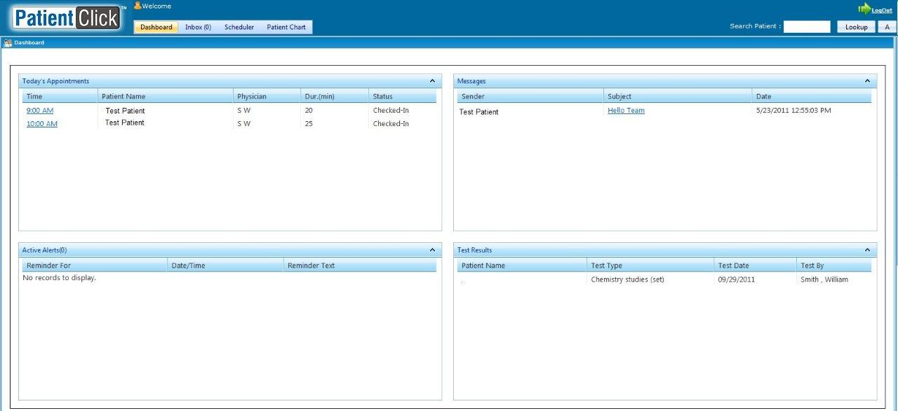 PatientClick EHR Software Suite EHR and Practice Management Software