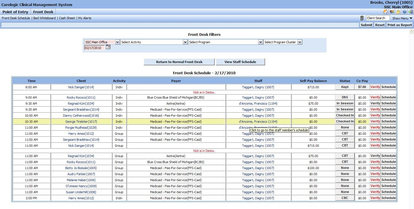 Qualifacts Carelogic EHR Software EHR and Practice Management Software