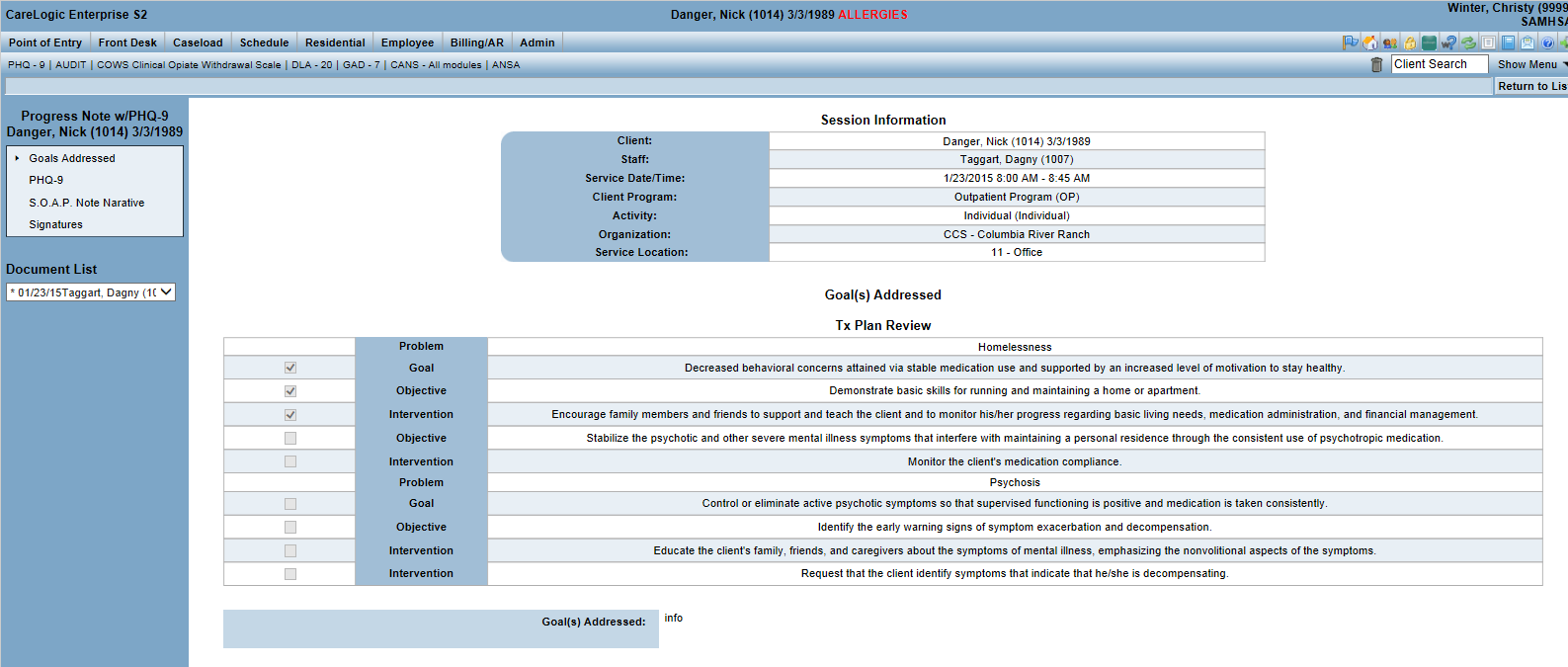 Qualifacts Carelogic EHR Software EHR and Practice Management Software