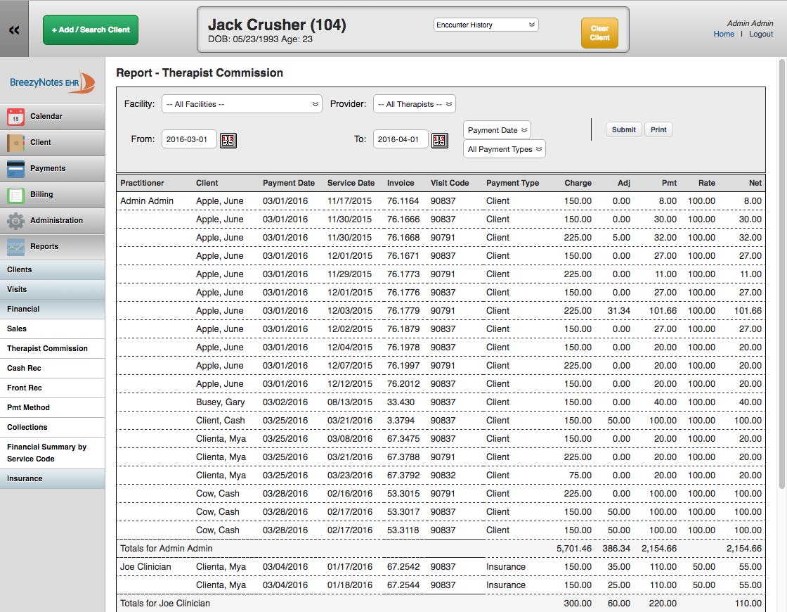 BreezyNotes EHR Software EHR and Practice Management Software