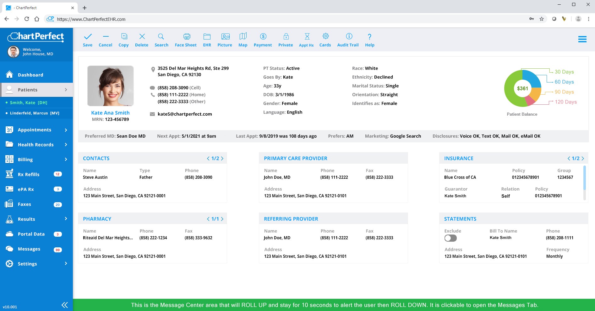 ChartPerfect EMR Software EHR and Practice Management Software