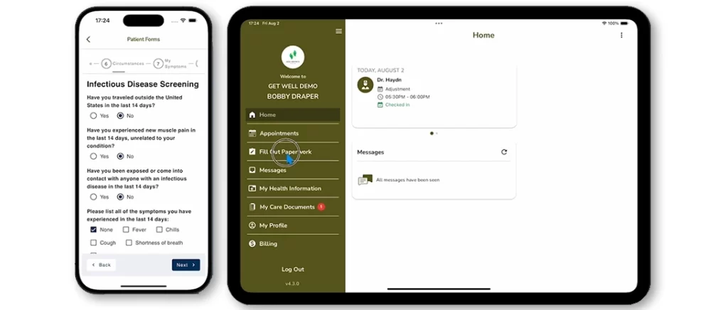 Genesis Chiropractic EHR and Patient Portal Softare