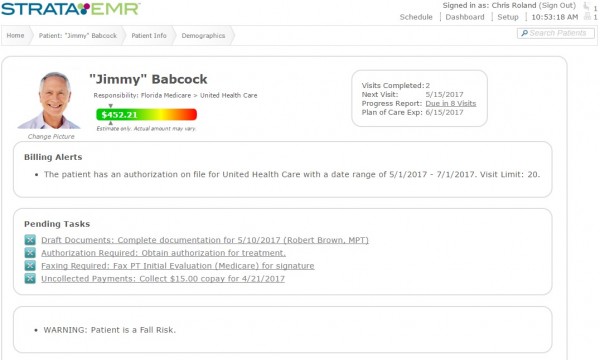 StrataPT EMR Software EHR and Practice Management Software